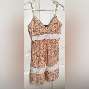 Women’s Mi.Im Floral & Lace Spaghetti Strapped Midi Dress Size Medium